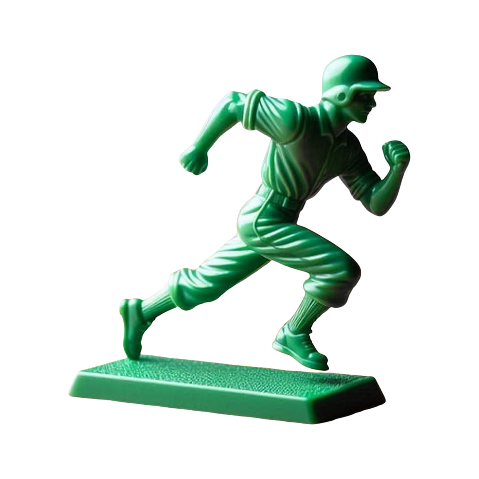 thumbnail image 2 of Set de Juguete Soldado de Béisbol Verde - Mini Estatua, Material Duradero, para Escritorio del Hogar/Decoración de Fiestas/Juego de Niños, 2 of 2
